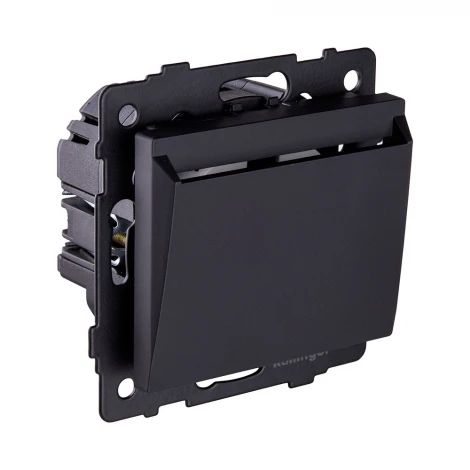 Карточный выключатель механический черный матовый Kollinger REA-041BM для Aspekt, Eleganz, Reflex