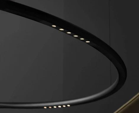 Подвесной светильник светодиодный Italline IT013-6022 black 3000K