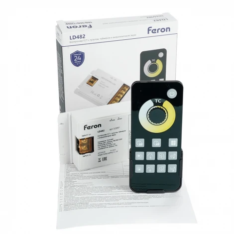 Контроллер CCT для светодиодной ленты с П/У 12-24V Feron LD482 52097