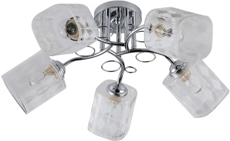 Потолочная люстра на штанге Escada Оптима 1106/5PL (220V)
