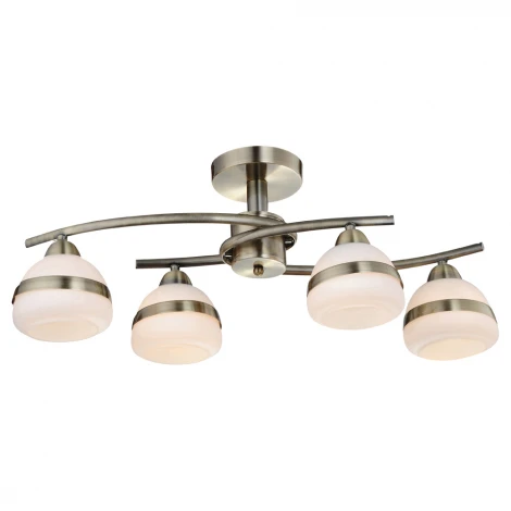 Потолочная люстра IDLamp Solena 861/4PF-Oldbronze
