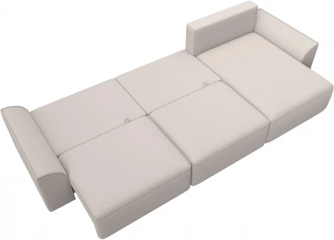 Диван угловой Лига-048 НПБ лонг Лига Диванов (Замша) арт.128508