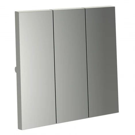 Клавиши для выключателя/переключателя трехклавишного Voltum S70 VLS000505 (сталь)