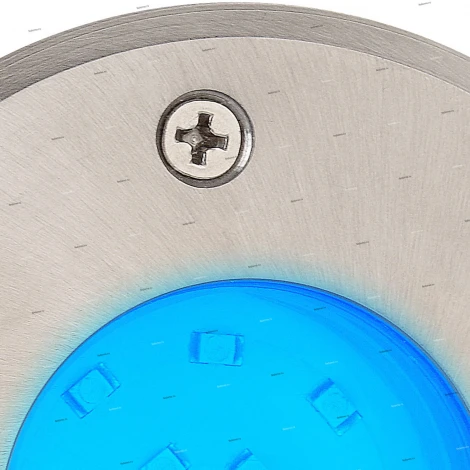 Светильник тротуарный светодиодный Horoz Safir, 1 лампа, белый с никелем и прозрачным