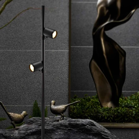 Наземный уличный светильник Favourite Securitas 4638-2F (LED, 220V, круглые, IP65)