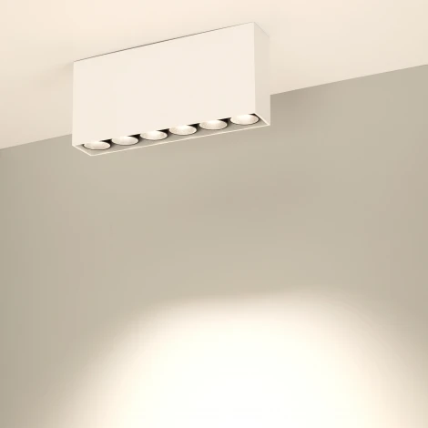 Накладной линейный светильник LED SP-ORIENT-SURFACE-TC-S186x35-15W Warm3000 (WH, 30 deg, 230V) (Arlight, IP20 Металл) 031861