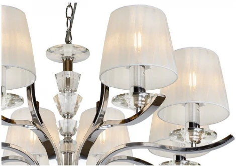 Подвесная люстра iLamp Omega RM5231/8CR (220V, на цепи)