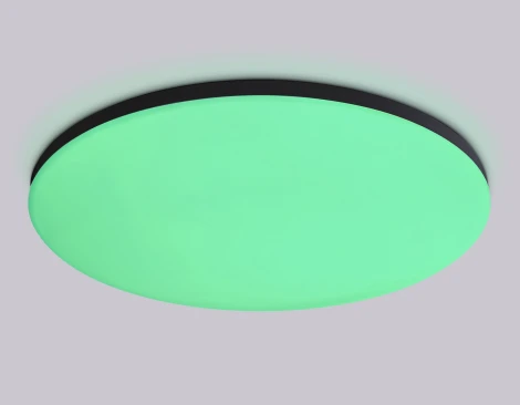 Потолочный светильник RGB круглый светодиодный с пультом и управлением смартфоном Ambrella ORBITAL FZ2006 (220V, умный дом - Алиса, Tuya Smart, Алекса, Smart Home, круглые, IP54)