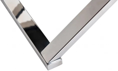 Пуфик Garda Decor GY-BEN8008-GR (Хром/Серый)