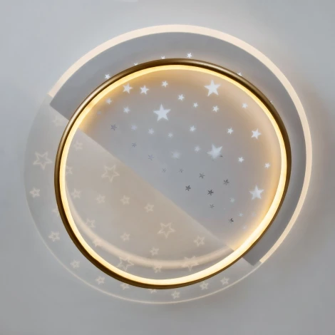 Потолочный светильник светодиодный с пультом с регулировкой цветовой температуры LED4U LED4U L1036-480 GD