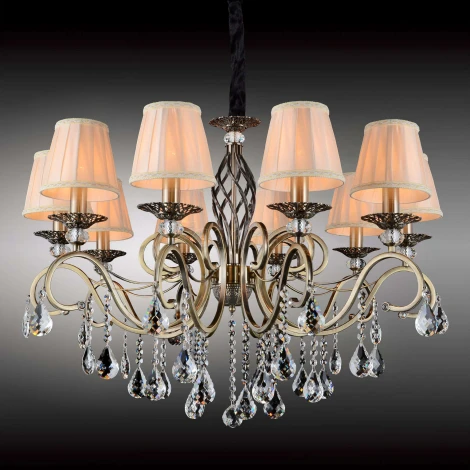 Подвесная люстра Omnilux Mezzano OML-79113-10 (220V, на цепи)