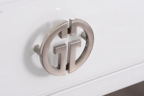 KFG16702 Консоль GD 2 ящика белая 120*30*78см Garda Decor