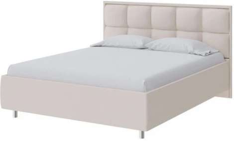 PROxSON Кровать Chessy без основания (Ткань: Рогожка Savana Milk (молочный)) 200x190