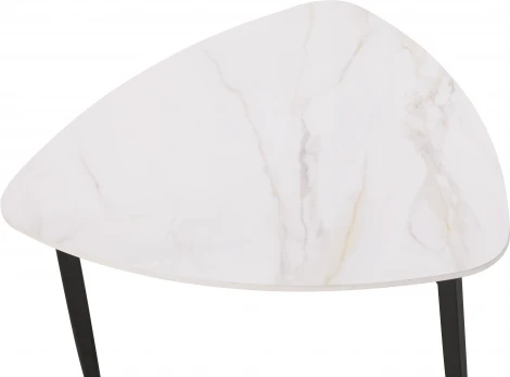 Журнальный столик Stool Group Alara светлая керамика арт.УТ000041383