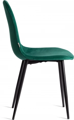 Стул BREEZE (mod. JSC-58) / 1 шт. в упаковке (Велюр,Металл  /Зеленый,Черный)