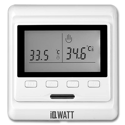 Программируемый терморегулятор IQWatt THERMOSTAT P (белый)