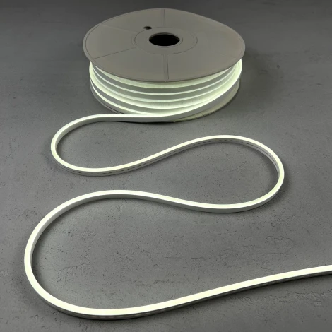 Односторонний Гибкий Неон 8х16мм Белый 12В, IP65 Laitcom FR-23512