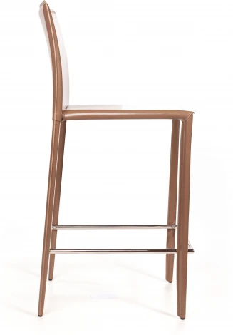 Стул полубарный Top Concept Rolf, кожа капучино