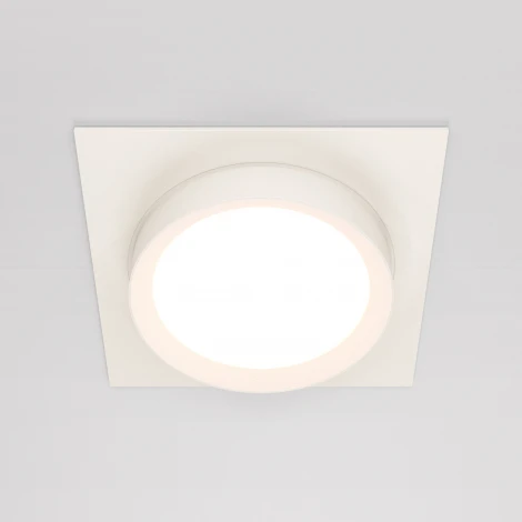 Встраиваемый светильник Hoop GX53 1x15Вт Maytoni Technical DL086-GX53-SQ-W (220V, круглые)