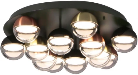 Потолочная люстра Favourite Luna 4371-12C (LED, 220V, шар, круглые)