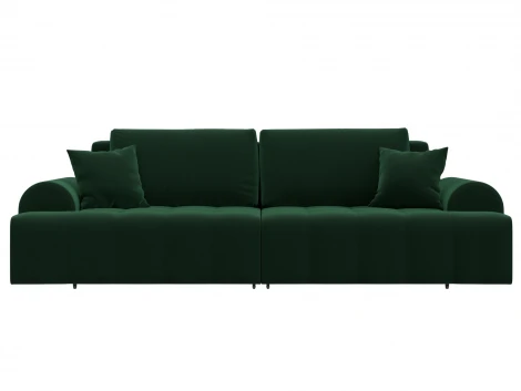 Диван прямой Лига-080 (ДСП/Пластик/Велюр/Зеленый) Лига Диванов 131116