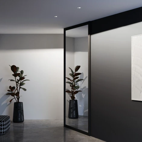 Встраиваемый светодиодный светильник Elektrostandard Inlin 25090/LED 10W 4000K белый/хром Inline (220V, круглые)