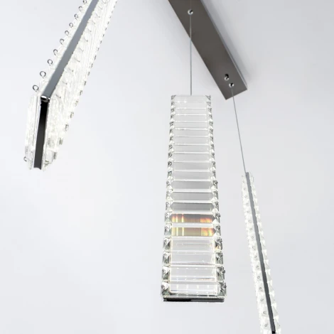 Подвесной светильник светодиодный хрустальный Modelux MODESTYLE MS.88909.3 CR