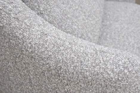 Кресло Верона(Verona) вращающееся, букле серый Orso-SER/бронза 70*77*80см Garda Decor