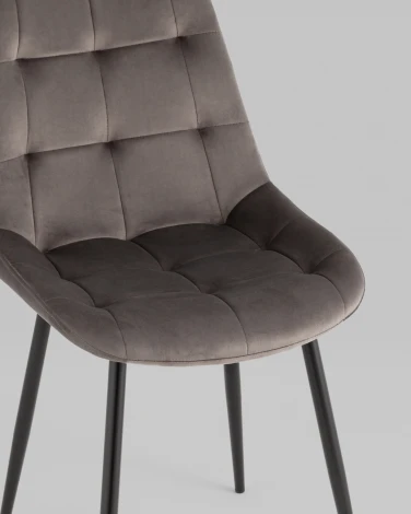 Стул Stool Group Флекс New велюр антрацитовый 4шт. арт.УТ000039324
