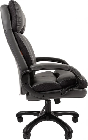 Компьютерное кресло CHAIRMAN 505 (Пластик,Экокожа,Ткань/Серый)