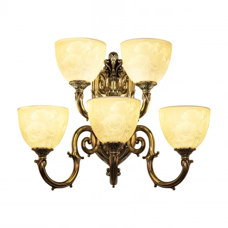 Бра Bohemia 7203 7203B16/3+2/210 NB P1 U Rose