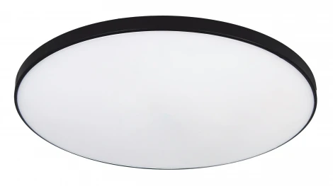 Потолочный светильник светодиодный с пультом с регулировкой цветовой температуры ЭРА SPB-6 Slim Base BK 80W-3K-6,5K-R