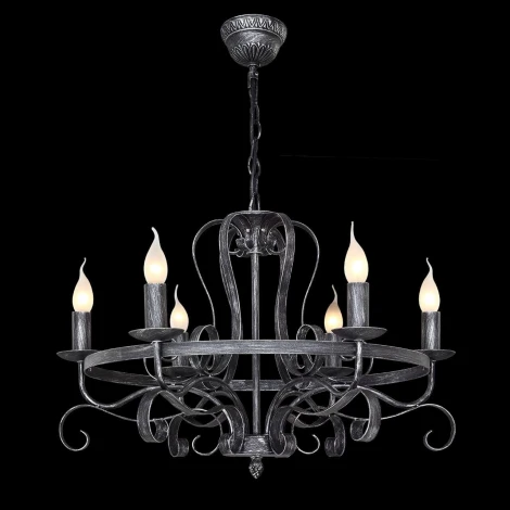 Подвесная люстра F-Promo Palermo 2162-6P (220V, на цепи, подсвечник, свеча)