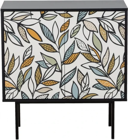 Шкаф Boho Color низкий ОГОГО (арт.599535), (ЛДСП/Черный)