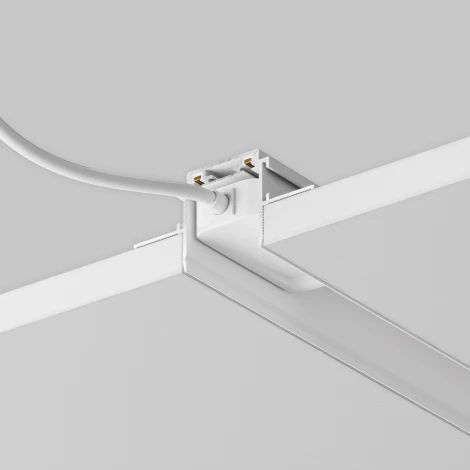 Шинопровод под гипсокартон 2м Radity встраиваемый белый (магнитный) Maytoni Technical TRA084MP-12W