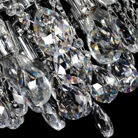 Потолочная люстра хрустальная на штанге Reluce 04051-0.3-04 CR (220V)