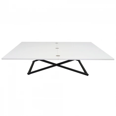 Стол-трансформер Манхэттен белый/черный Mebelik 009575