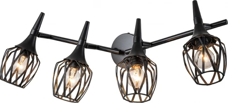 Настенно-потолочный спот Escada Gale 1120/4A 4x40Вт E14, металл, чёрный (220V)