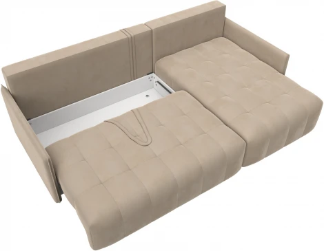 Диван угловой Лига-054 НПБ угол универсальный Лига Диванов (Велюр) арт.129027