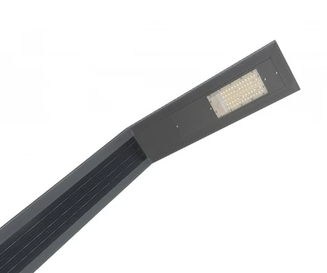 Уличный наземный светильник серый 220V LED 30W (4000K) c пультом ДУ, декоративная подсветка синяя, с солнечной батареей Kink Light Миле 09201-F(220V/Solar),16(05)