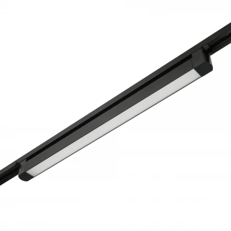 Трековый светодиодный светильник 220V однофазный MyFar Лайнс MT0112-30W3K-B
