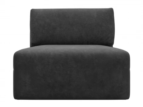 Модуль канапе Лига-060 НПБ (ЛДСП,Брус,Фанера,Велюр/Темно-серый) Лига Диванов 129565