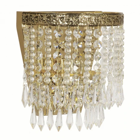 Настенный светильник Arti Lampadari Favola E 2.10.504 GH (220V, хрусталь, подвески)