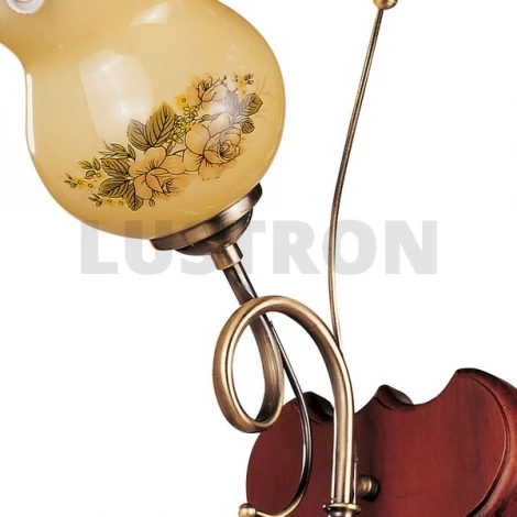 Бра N-Light 834 834-01-04 красное дерево+бронза