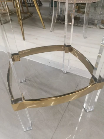 Табурет барный IST-CASA Найс MH-1974S.2, 40х40х61, белый, золото