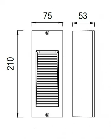 Настенный светильник уличный светодиодный Oasis Light BRISBANE LED W2160-3К Bl (220V, IP54)