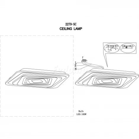 Потолочный светильник F-Promo Ledolution 2279-5C