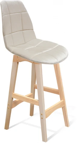 Стул полубарный SHT-ST29-С/S65-1 жемчужный/прозрачный лак Sheffilton 9723423302