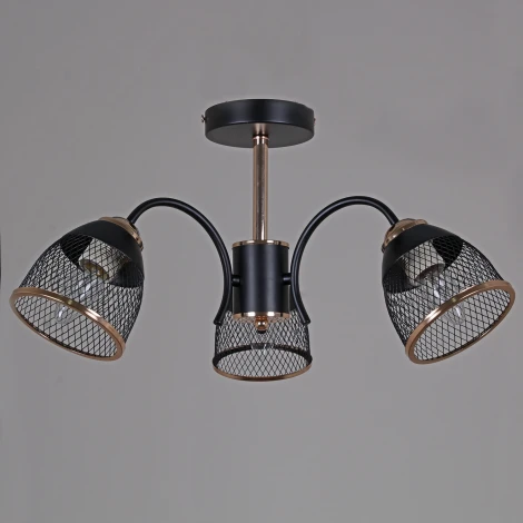 Потолочная люстра на штанге Reluce 01505-0.3-03 BK+FGD (220V)