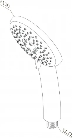 Душевая лейка Am.Pm Like F0280000